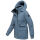 Marikoo Shigaraa Damen Herbst Winter Jacke N096 Dusty Blue-Größe L - Gr. 40