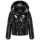 Marikoo Skyraa Damen Winter Steppjacke N097 Schwarz Größe M - Gr. 38