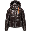 Marikoo Skyraa Damen Winter Steppjacke N097 Choco  Größe XS - Gr. 34
