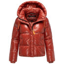 Marikoo Skyraa Damen Winter Steppjacke N097 Dark Terracotta Größe S - Gr. 36