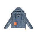 Marikoo Skyraa Damen Winter Steppjacke N097 Dusty Blue  Größe XXL - Gr. 44