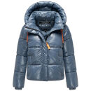 Marikoo Skyraa Damen Winter Steppjacke N097 Dusty Blue  Größe XXL - Gr. 44