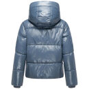 Marikoo Skyraa Damen Winter Steppjacke N097 Dusty Blue  Größe XXL - Gr. 44