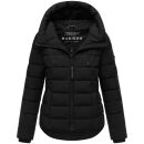 Marikoo Tayenaa Damen Herbst Winter Steppjacke N098 Schwarz-Größe XL - Gr. 42