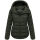 Marikoo Tayenaa Damen Herbst Winter Steppjacke N098 Dark Olive-Größe M - Gr. 38