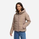 Marikoo Tayenaa Damen Herbst Winter Steppjacke N098 Taupe Grey-Größe M - Gr. 38