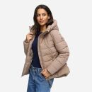 Marikoo Tayenaa Damen Herbst Winter Steppjacke N098 Taupe Grey-Größe M - Gr. 38