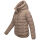 Marikoo Tayenaa Damen Herbst Winter Steppjacke N098 Taupe Grey-Größe M - Gr. 38