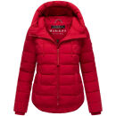 Marikoo Tayenaa Damen Herbst Winter Steppjacke N098 Deep Red-Größe M - Gr. 38