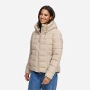 Marikoo Tayenaa Damen Herbst Winter Steppjacke N098 Light Taupe-Größe M - Gr. 38