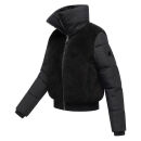 Navahoo Teddyzone Damen Winter Steppjacke gefüttert N100 Schwarz-Größe L - Gr. 40