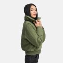 Navahoo Teddyzone Damen Winter Steppjacke gefüttert N100 Olive Leaf-Größe XXL - Gr. 44