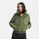 Navahoo Teddyzone Damen Winter Steppjacke gefüttert N100 Olive Leaf-Größe XXL - Gr. 44