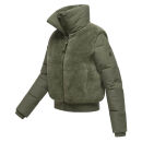 Navahoo Teddyzone Damen Winter Steppjacke gefüttert N100 Olive Leaf-Größe XXL - Gr. 44