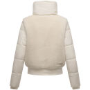 Navahoo Teddyzone Damen Winter Steppjacke gefüttert N100 Offwhite-Größe M - Gr. 38