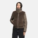 Navahoo Teddyzone Damen Winter Steppjacke gefüttert N100 Stone Brown-Größe M - Gr. 38