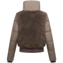Navahoo Teddyzone Damen Winter Steppjacke gefüttert N100 Stone Brown-Größe M - Gr. 38