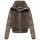 Navahoo Teddyzone Damen Winter Steppjacke gefüttert N100 Stone Brown-Größe M - Gr. 38