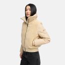 Navahoo Teddyzone Damen Winter Steppjacke gefüttert N100 Beige-Größe XS - Gr. 34