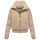 Navahoo Teddyzone Damen Winter Steppjacke gefüttert N100 Beige-Größe XS - Gr. 34