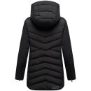 Marikoo Tivaa Damen Herbst Winter Steppjacke N103 Schwarz-Größe XXL - Gr. 44