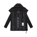 Marikoo Tivaa Damen Herbst Winter Steppjacke N103 Schwarz-Größe XXL - Gr. 44