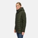 Marikoo Tivaa Damen Herbst Winter Steppjacke N103 Dark Olive-Größe L - Gr. 40