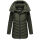 Marikoo Tivaa Damen Herbst Winter Steppjacke N103 Dark Olive-Größe L - Gr. 40
