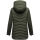 Marikoo Tivaa Damen Herbst Winter Steppjacke N103 Dark Olive-Größe L - Gr. 40