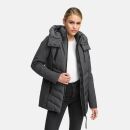 Marikoo Tivaa Damen Herbst Winter Steppjacke N103 Anthrazit-Größe L - Gr. 40
