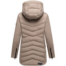 Marikoo Tivaa Damen Herbst Winter Steppjacke N103 Taupe Grey-Größe XXXL - Gr. 46