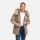 Marikoo Tivaa Damen Herbst Winter Steppjacke N103 Taupe Grey-Größe XXXL - Gr. 46