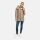 Marikoo Tivaa Damen Herbst Winter Steppjacke N103 Taupe Grey-Größe XXXL - Gr. 46