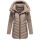 Marikoo Tivaa Damen Herbst Winter Steppjacke N103 Taupe Grey-Größe XXXL - Gr. 46