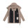 Marikoo Tivaa Damen Herbst Winter Steppjacke N103 Taupe Grey-Größe XXXL - Gr. 46