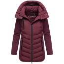 Marikoo Tivaa Damen Herbst Winter Steppjacke N103 Wine-Größe M - Gr. 38