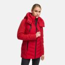 Marikoo Tivaa Damen Herbst Winter Steppjacke N103 Deep Red-Größe S - Gr. 36