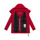 Marikoo Tivaa Damen Herbst Winter Steppjacke N103 Deep Red-Größe S - Gr. 36