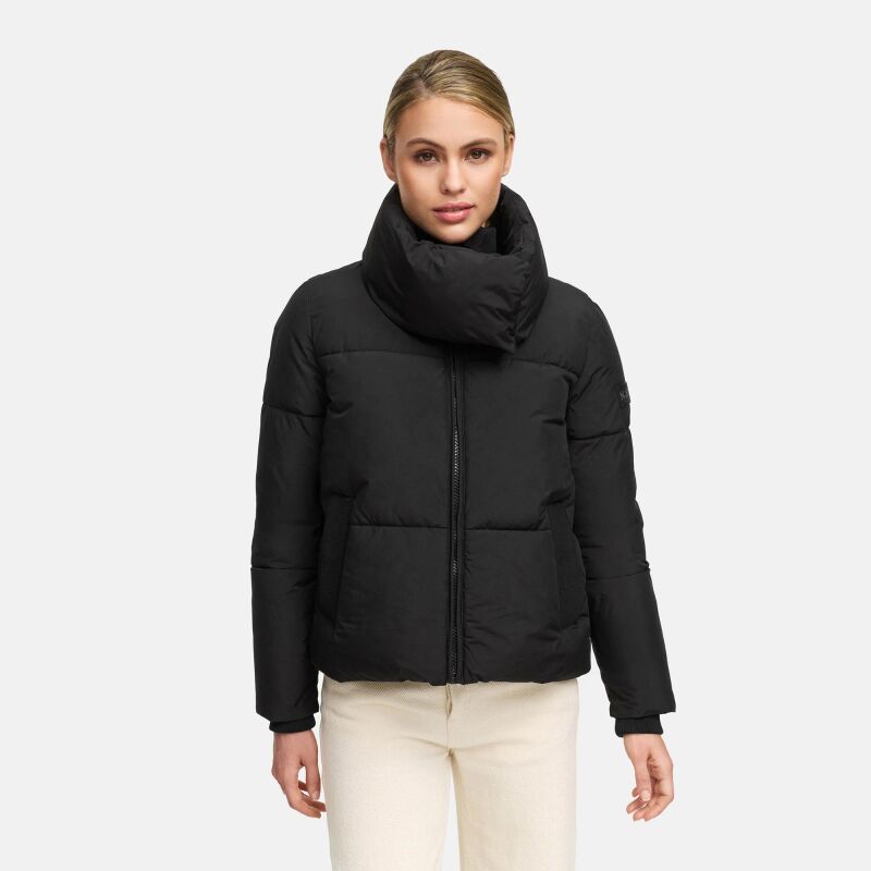 Navahoo Traumelfe Damen Herbst Winter Jacke kurz N105 Schwarz-Größe XXL - Gr. 44