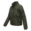 Navahoo Traumelfe Damen Herbst Winter Jacke kurz N105 Dark Olive-Größe S - Gr. 36