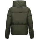 Navahoo Traumelfe Damen Herbst Winter Jacke kurz N105 Dark Olive-Größe S - Gr. 36