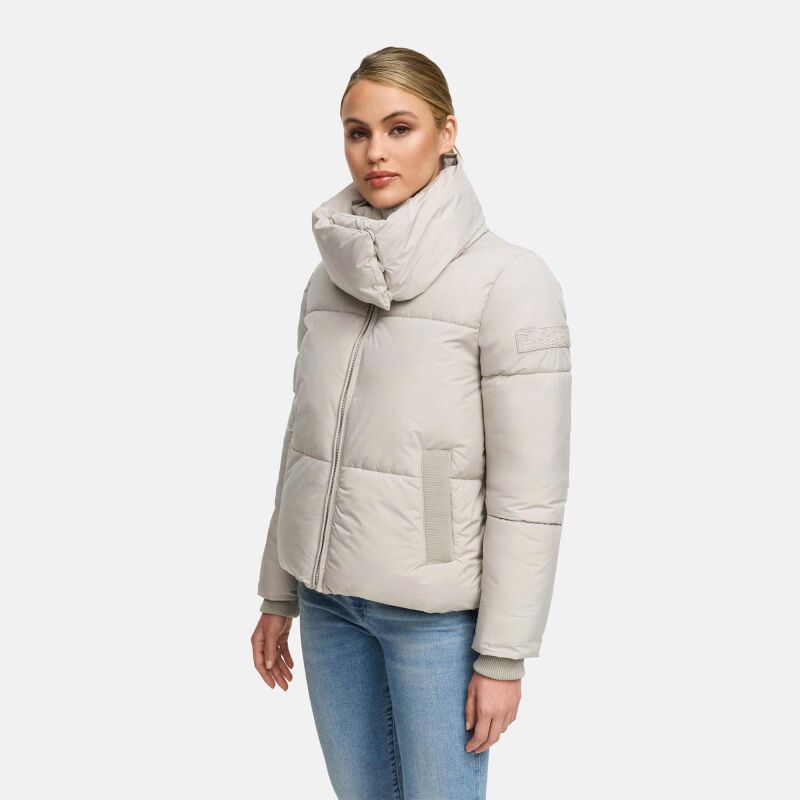 Navahoo Traumelfe Damen Herbst Winter Jacke kurz N105 Bone-Größe XXXL - Gr. 46