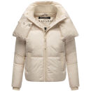 Navahoo Traumelfe Damen Herbst Winter Jacke kurz N105 Cream-Größe S - Gr. 36