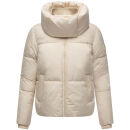 Navahoo Traumelfe Damen Herbst Winter Jacke kurz N105 Cream-Größe S - Gr. 36