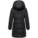 Marikoo Virenaa Damen Winter Steppjacke halblang N106 Schwarz Größe XXL - Gr. 44