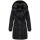 Marikoo Virenaa Damen Winter Steppjacke halblang N106 Schwarz Größe XXL - Gr. 44