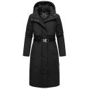 Navahoo Waldbummler Damen Herbst Winter Parka N107 Schwarz Größe XXXL - Gr. 46