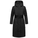 Navahoo Waldbummler Damen Herbst Winter Parka N107 Schwarz Größe XXXL - Gr. 46