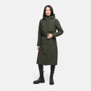 Navahoo Waldbummler Damen Herbst Winter Parka N107 Dark Olive Größe XS - Gr. 34