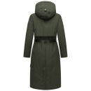 Navahoo Waldbummler Damen Herbst Winter Parka N107 Dark Olive Größe XS - Gr. 34